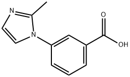 3-(2-Methyl-1H-imidazol-1-yl)benzoic acid 结构式