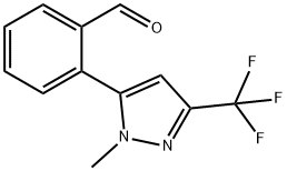 2-[1-Methyl-3-(trifluoromethyl)-1H-pyrazol-5-yl]benzaldehyde