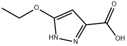 5-ETHOXY-1H-PYRAZOLE-3-CARBOXYLIC ACID 结构式
