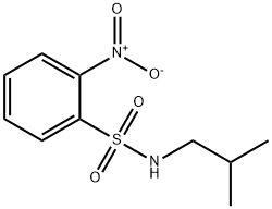 2-nitro-N-isobutylbenzenesulfonamide 结构式