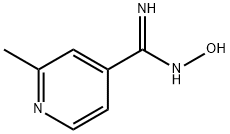 N-Hydroxy-2-methyl-isonicotinamidine 结构式