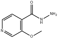 4-Pyridinecarboxylic acid, 3-Methoxy-, hydrazide 结构式