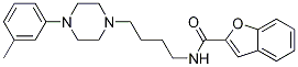 2-BenzofurancarboxaMide, N-[4-[4-(3-Methylphenyl)-1-piperazinyl]butyl]- 结构式