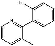 2-(2-BROMOPHENYL)-3-METHYLPYRIDINE 结构式