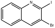 3-溴-2-碘喹啉 结构式