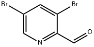 3,5-二溴吡啶-2-甲醛 结构式