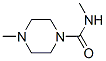1-Piperazinecarboxamide,N,4-dimethyl-(7CI) 结构式