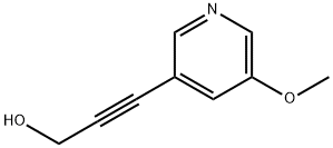 3-(5-METHOXY-PYRIDIN-3-YL)-PROP-2-YN-1-OL 结构式