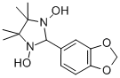 IMIDAZOLIDINE, 2-(1,3-BENZODIOXOL-5-YL)-1,3-DIHYDROXY-4,4,5,5-TETRAMETHYL- 结构式