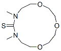 10,12-Dimethyl-1,4,7-trioxa-10,12-diazacyclotetradecane-11-thione 结构式