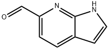 7-氮杂吲哚-6-甲醛 结构式