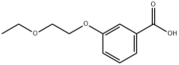 3-(2-二乙氧基)苯甲酸 结构式