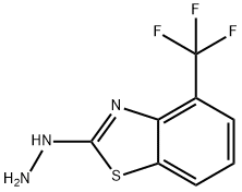 2-HYDRAZINO-4-(TRIFLUOROMETHYL)-1,3-BENZOTHIAZOLE 结构式