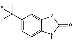 6-三氟甲基-2(3H)苯并噻唑酮 结构式