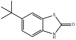 6-叔丁基-2(3H)-苯并噻唑酮 结构式