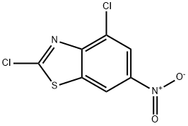 2,4-DICHLORO-6-NITROBENZOTHIAZOLE 结构式