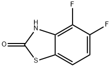 4,5-DIFLUORO-2(3H)-BENZOTHIAZOLONE 结构式