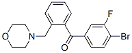 4'-BROMO-3'-FLUORO-2-MORPHOLINOMETHYL BENZOPHENONE 结构式