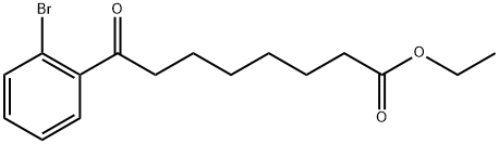 ETHYL 8-(2-BROMOPHENYL)-8-OXOOCTANOATE 结构式