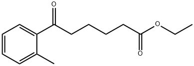 ETHYL 6-(2-METHYLPHENYL)-6-OXOHEXANOATE 结构式