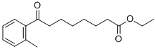 ETHYL 8-(2-METHYLPHENYL)-8-OXOOCTANOATE 结构式