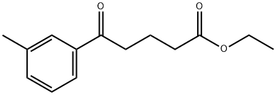 ETHYL 5-(3-METHYLPHENYL)-5-OXOVALERATE 结构式