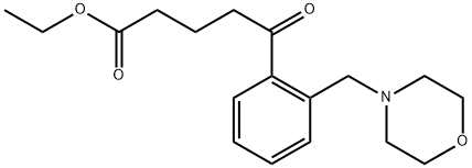 5-(2-(吗啉甲基)苯基)-5-氧代戊酸乙酯 结构式