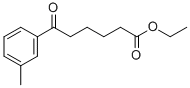 ETHYL 6-(3-METHYLPHENYL)-6-OXOHEXANOATE 结构式