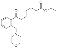 7-(2-(吗啉代甲基)苯基)-7-氧代庚酸乙酯 结构式