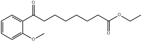 ETHYL 8-(2-METHOXYPHENYL)-8-OXOOCTANOATE 结构式