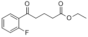 ETHYL 5-(2-FLUOROPHENYL)-5-OXOVALERATE 结构式