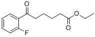 ETHYL 6-(2-FLUOROPHENYL)-6-OXOHEXANOATE 结构式