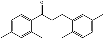 2',4'-DIMETHYL-3-(2,5-DIMETHYLPHENYL)PROPIOPHENONE 结构式