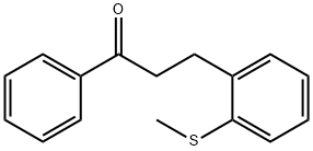 3-(2-THIOMETHYLPHENYL)PROPIOPHENONE 结构式