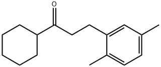 CYCLOHEXYL 2-(2,5-DIMETHYLPHENYL)ETHYL KETONE 结构式