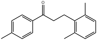 3-(2,6-DIMETHYLPHENYL)-4'-METHYLPROPIOPHENONE 结构式