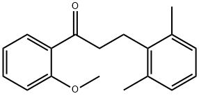 3-(2,6-DIMETHYLPHENYL)-2'-METHOXYPROPIOPHENONE 结构式