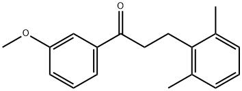 3-(2,6-DIMETHYLPHENYL)-3'-METHOXYPROPIOPHENONE 结构式