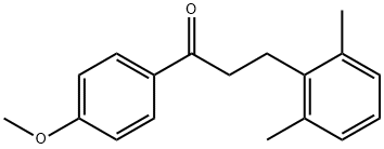 3-(2,6-DIMETHYLPHENYL)-4'-METHOXYPROPIOPHENONE 结构式