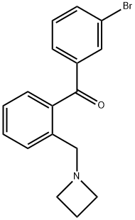 2-AZETIDINOMETHYL-3'-BROMOBENZOPHENONE 结构式