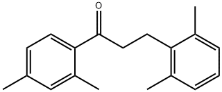 2',4'-DIMETHYL-3-(2,6-DIMETHYLPHENYL)PROPIOPHENONE 结构式