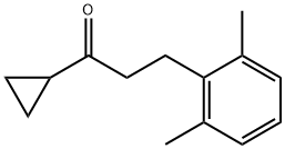 CYCLOPROPYL 2-(2,6-DIMETHYLPHENYL)ETHYL KETONE 结构式