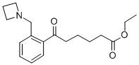 ETHYL 6-[2-(AZETIDINOMETHYL)PHENYL]-6-OXOHEXANOATE 结构式