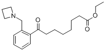 ETHYL 8-[2-(AZETIDINOMETHYL)PHENYL]-8-OXOOCTANOATE 结构式