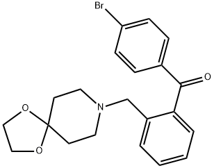 4''-bromo-2-[8-(1,4-dioxa-8-azaspiro[4.5]decyl)methyl]benzophenone