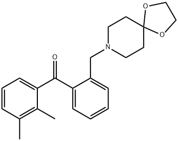 2,3-dimethyl-2''-[8-(1,4-dioxa-8-azaspiro[4.5]decyl)methyl]benzophenone