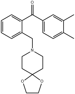 3'',4''-dimethyl-2-[8-(1,4-dioxa-8-azaspiro[4.5]decyl)methyl]benzophenone