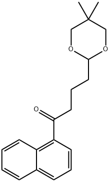 4-(5,5-DIMETHYL-1,3-DIOXAN-2-YL)-1'-BUTYRONAPHTHONE 结构式