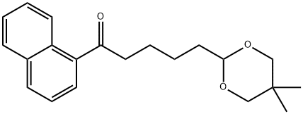 5-(5,5-DIMETHYL-1,3-DIOXAN-2-YL)-1'-VALERONAPHTHONE 结构式
