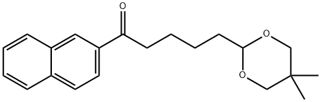 5-(5,5-DIMETHYL-1,3-DIOXAN-2-YL)-2'-VALERONAPHTHONE 结构式